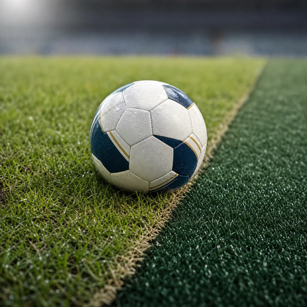 Editorial illustration about Choosing Footballs for Grass and Artificial Turf